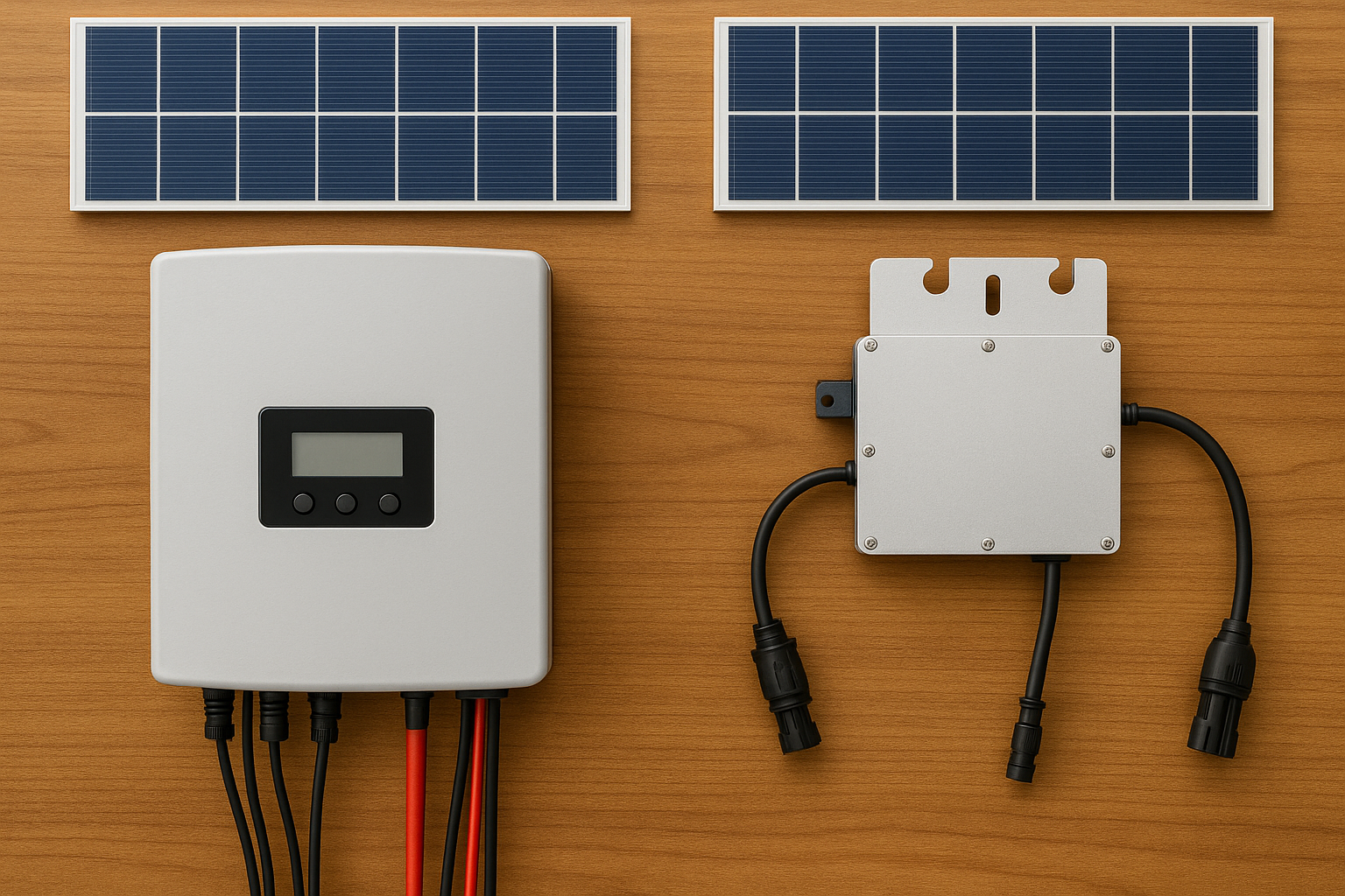 So sánh inverter chuỗi và microinverter cho hệ thống điện mặt trời