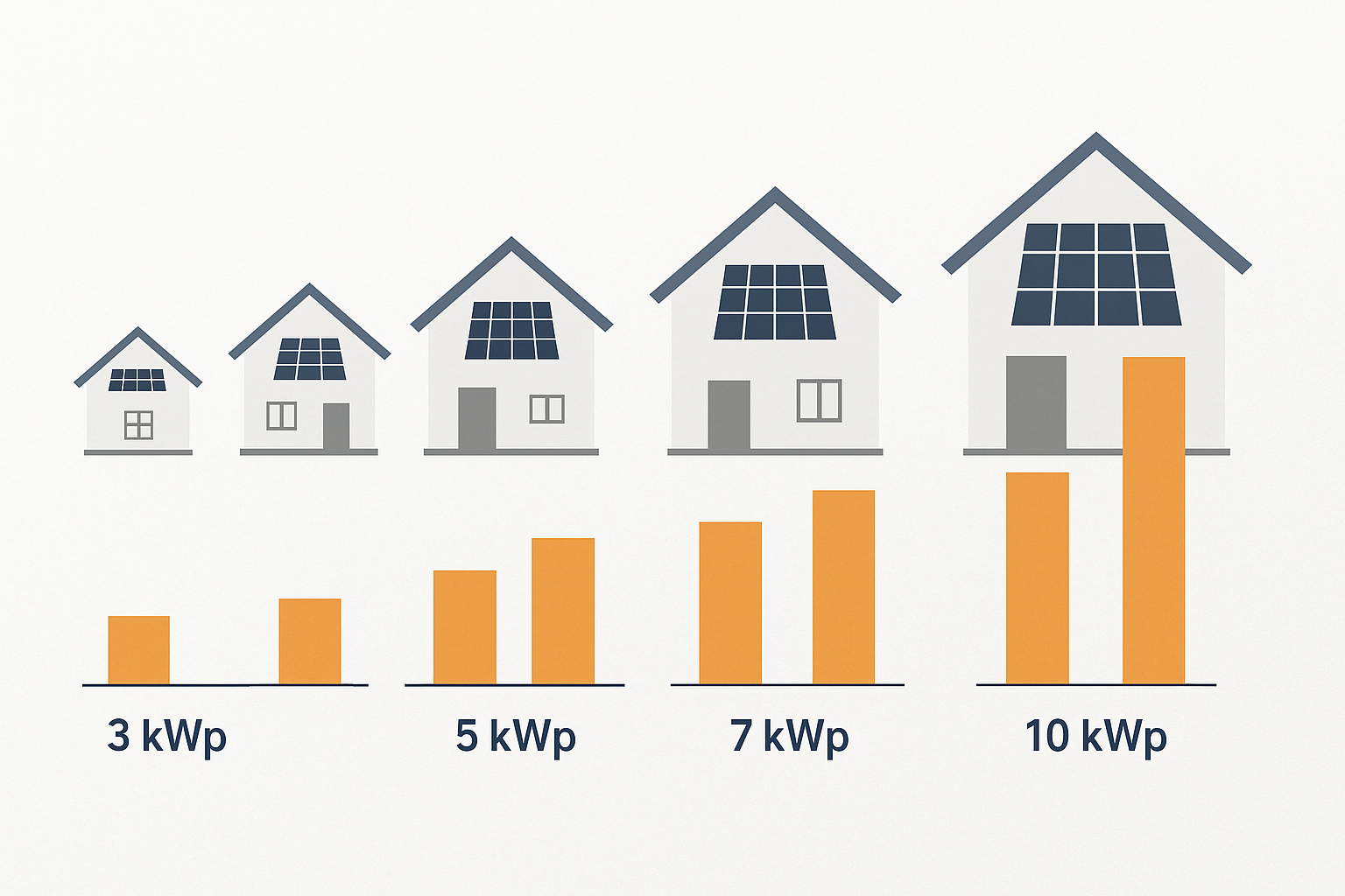 Tính hoàn vốn 3–5–7–10 kWp cho 5 kiểu hộ gia đình
