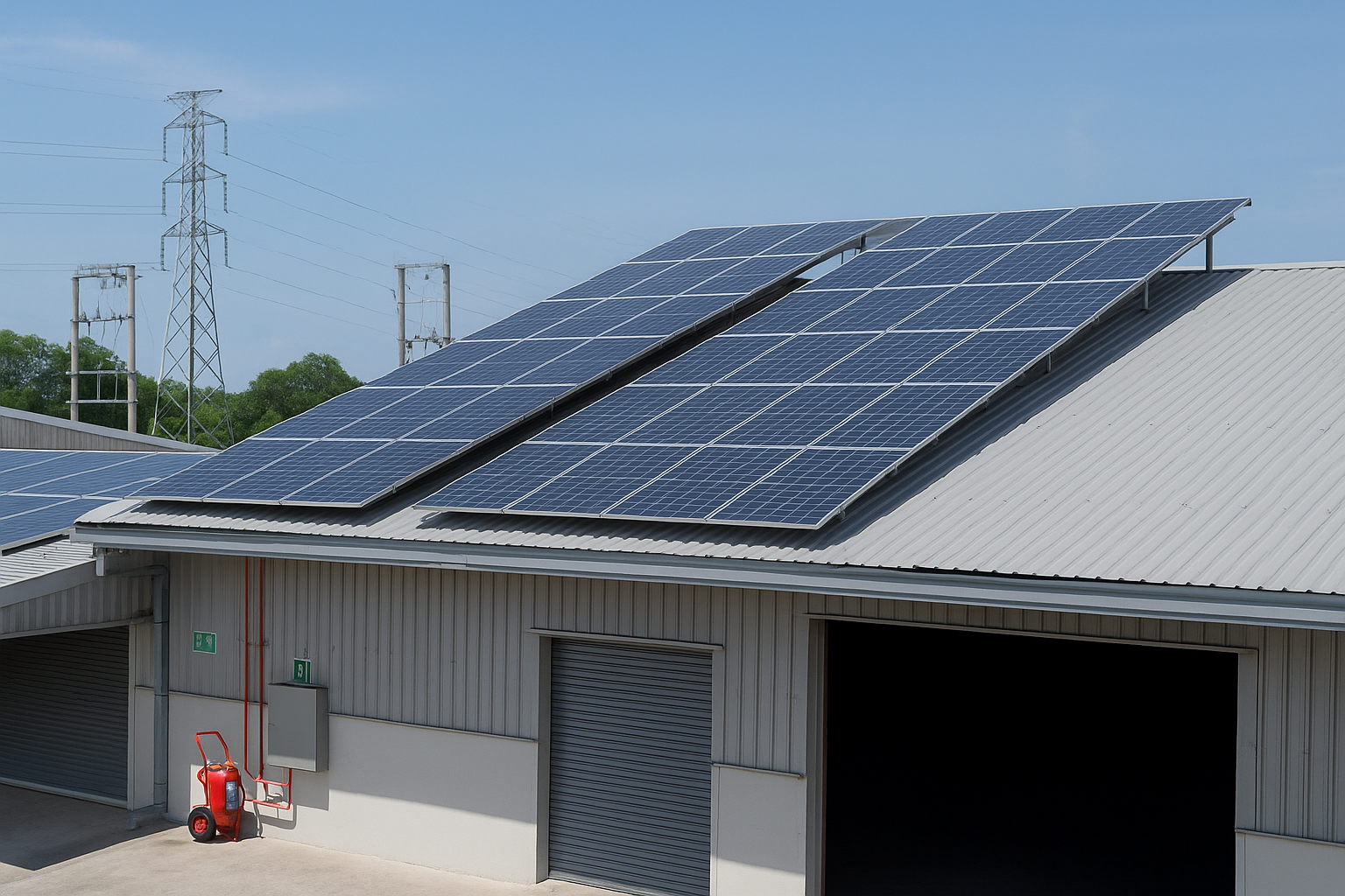 Điện mặt trời cho nhà xưởng/SME: tính tải 3 pha, lịch thi công, hồ sơ an toàn điện